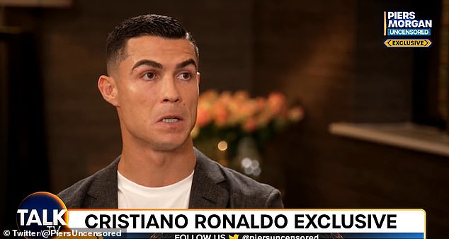 Manchester United forward Ronaldo accused his club of 'betraying' him and admitted he does not 'respect' manager Erik ten Hag in a bombshell interview with Morgan on Sunday evening