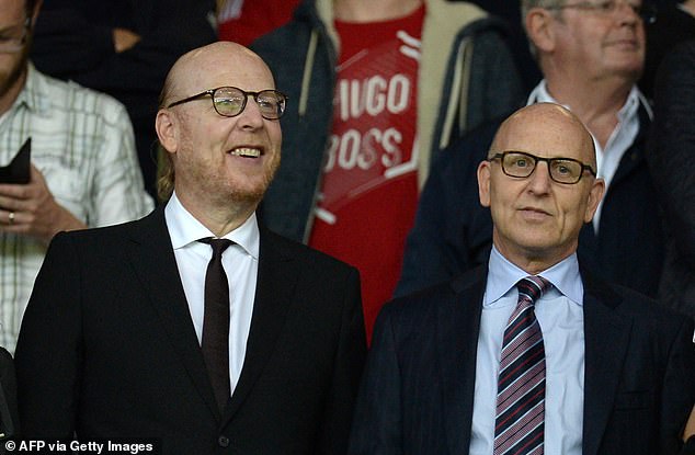 A meeting was held on Monday which involved Ten Hag and co-chairman Joel Glazer (right)