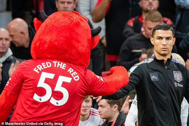 Ronaldo (right) ripped into Manchester United as well as the mentality of the young players