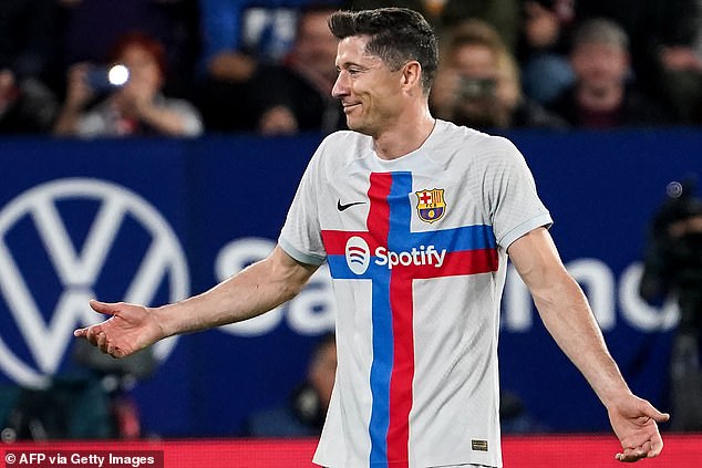 Barcelona sold assets to help fund signings like Robert Lewandowski (pictured) in the summer