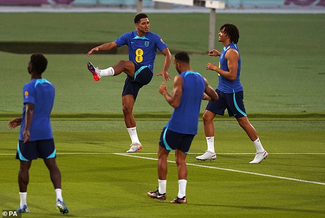 The duo appeared inseparable as England's World Cup preparations got well underway