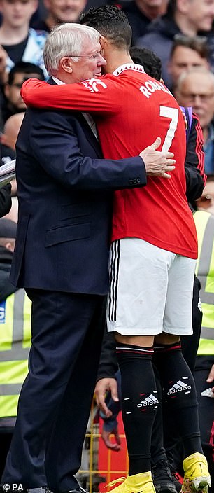 Sir Alex Ferguson (left) helped engineer Ronaldo's return to Old Trafford