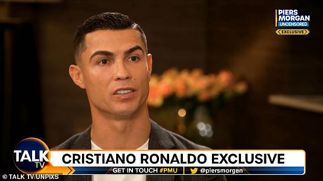 Ronaldo carried out an explosive interview slamming Manchester United earlier this week