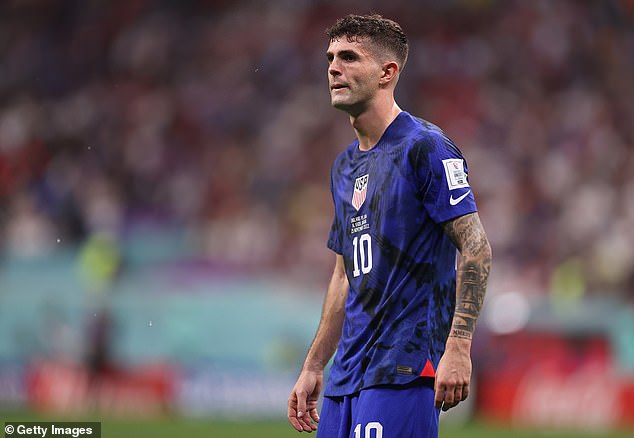 Pulisic was a constant threat for the US against The Three Lions in their draw on Black Friday