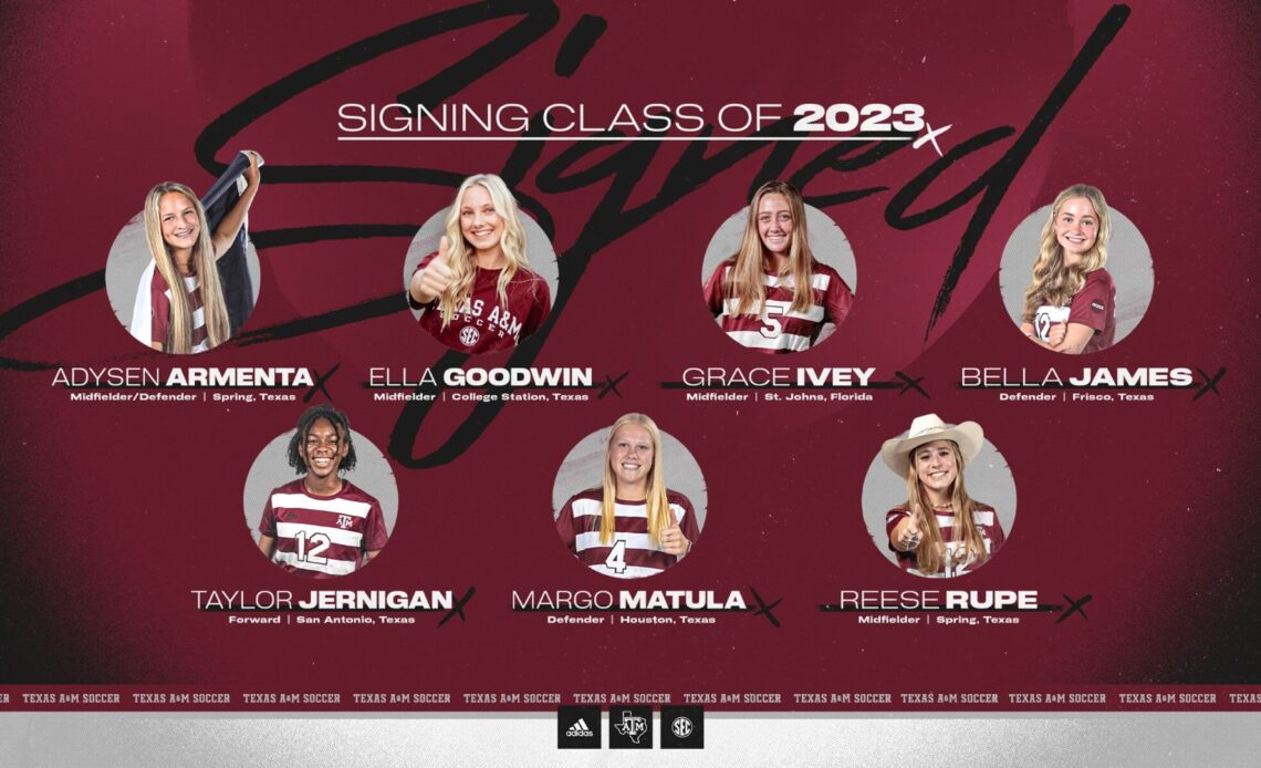 Aggies Ink Seven Standouts for 2023 Campaign - Texas A&M Athletics