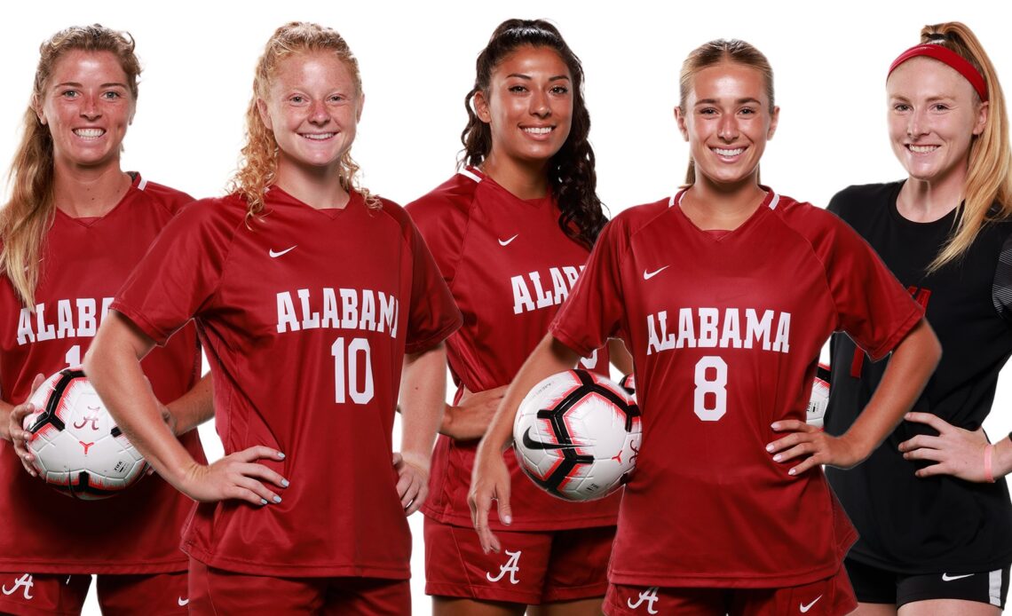 Alabama Soccer Lands Five On United Soccer Coaches All-Southeast Region Team