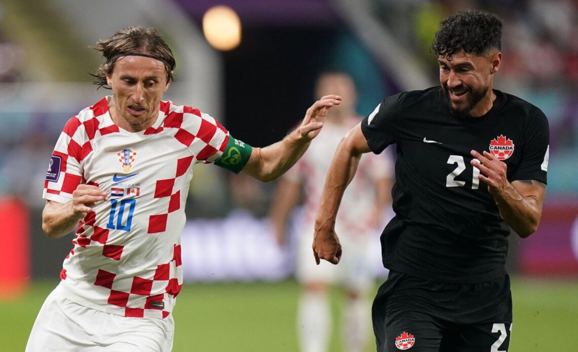 Luka Modric and Jonathan Osorio