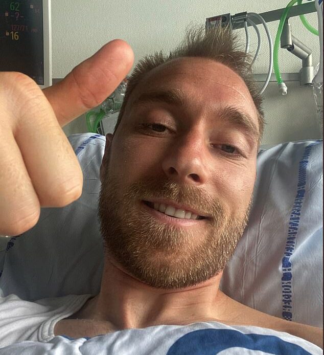 In the early evening of June 12, 2021, Christian Eriksen was just happy to be alive - and lucky