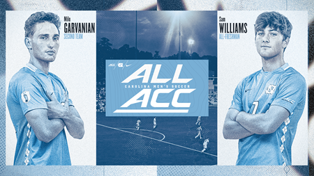 Garvanian, Williams Receive Men’s Soccer All-ACC Honors