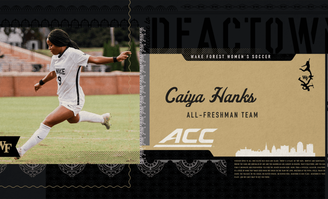 Hanks Garners ACC All-Freshman Team Honors