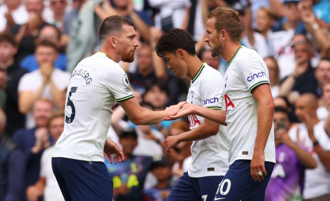 Harry Kane and his Spurs teammates