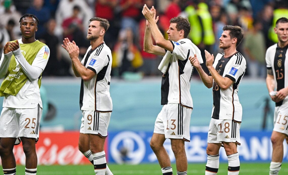 Germany applaud fans at World Cup