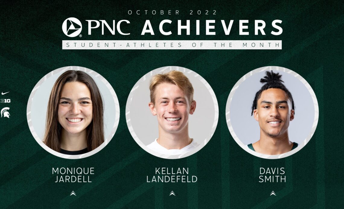 Jardell, Landefeld and Smith Honored as PNC Achievers Student-Athletes of the Month