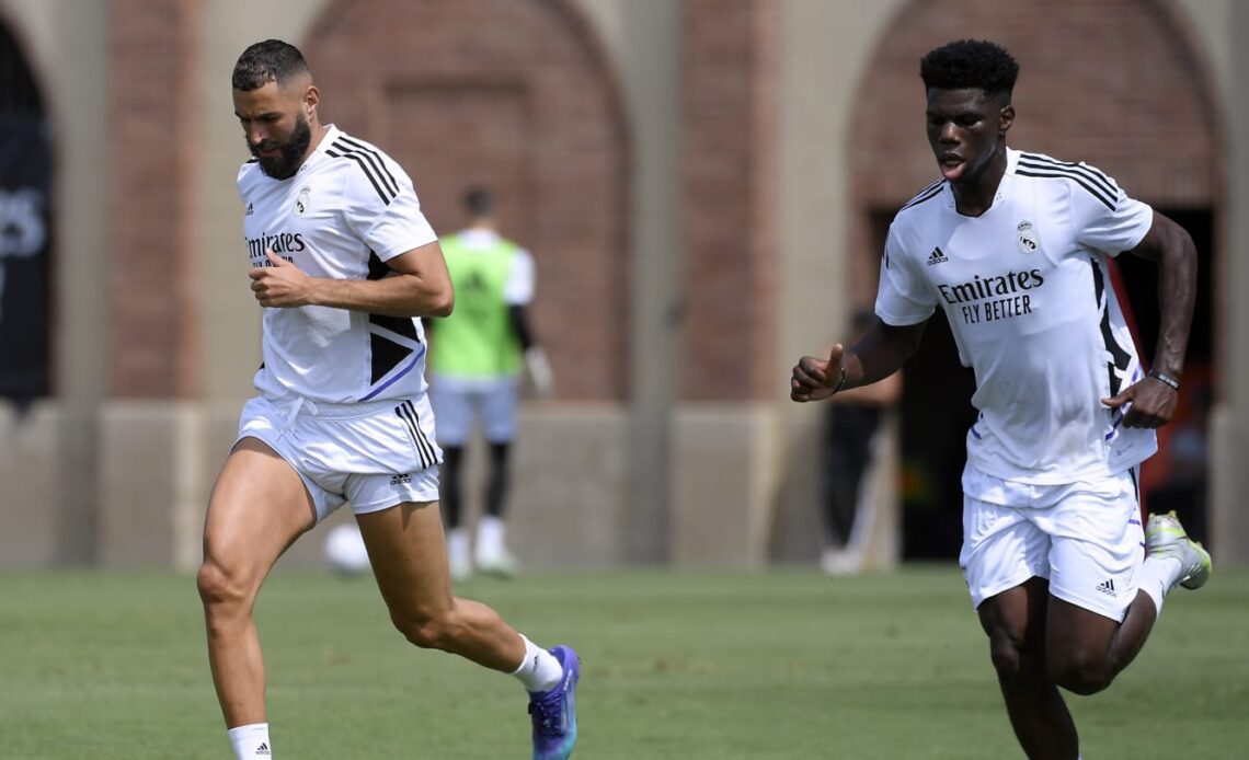 Karim Benzema and Aurelien Tchouameni absent from Real Madrid training before Celtic visit