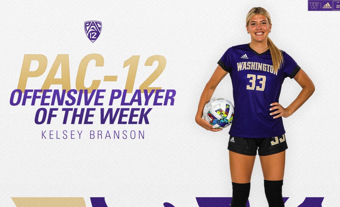Kelsey Branson Tabbed Pac-12 Offensive Player of the Week