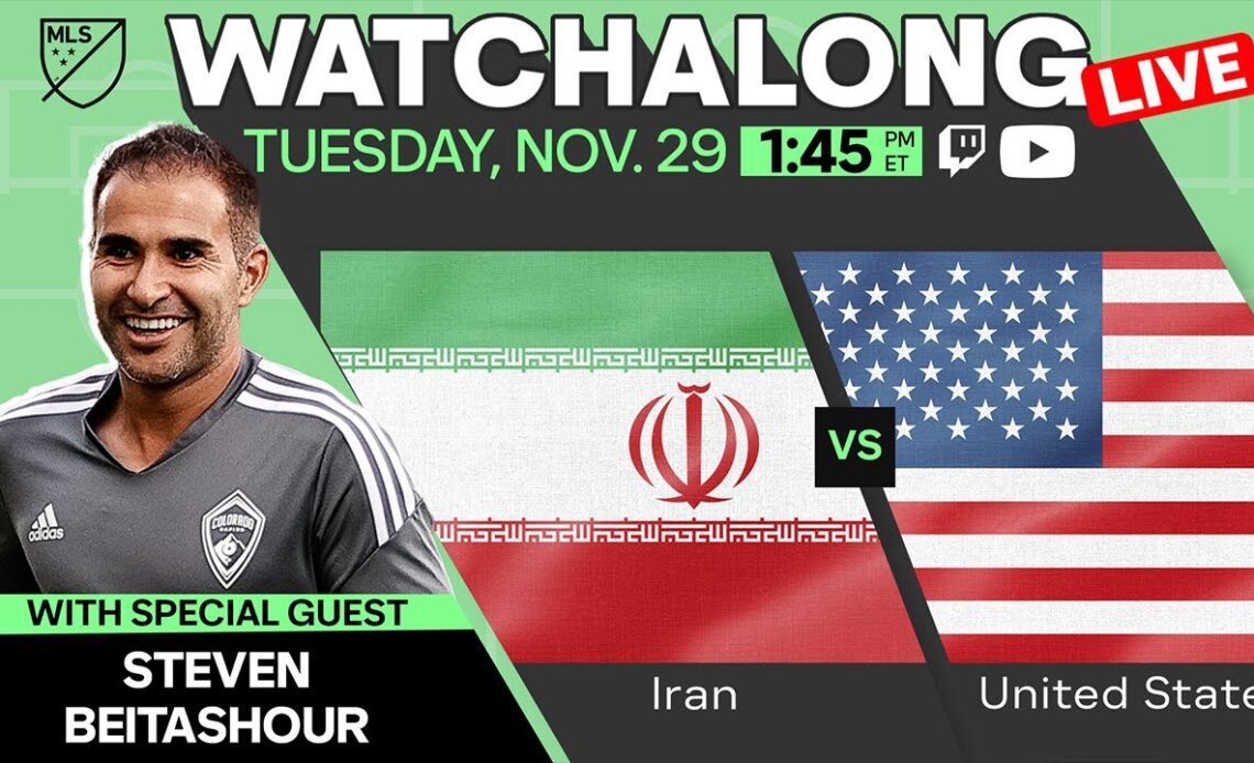 LIVE: USA vs Iran Watchalong show with Steven Beitashour