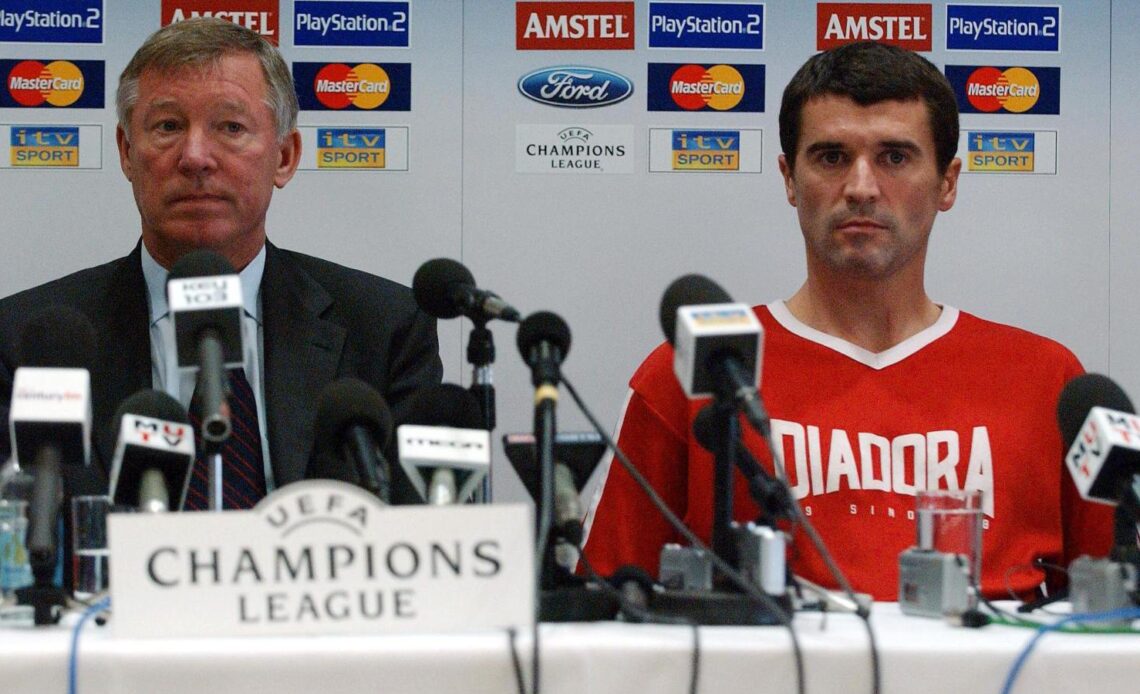 Man Utd legends Sir Alex Ferguson and Roy Keane