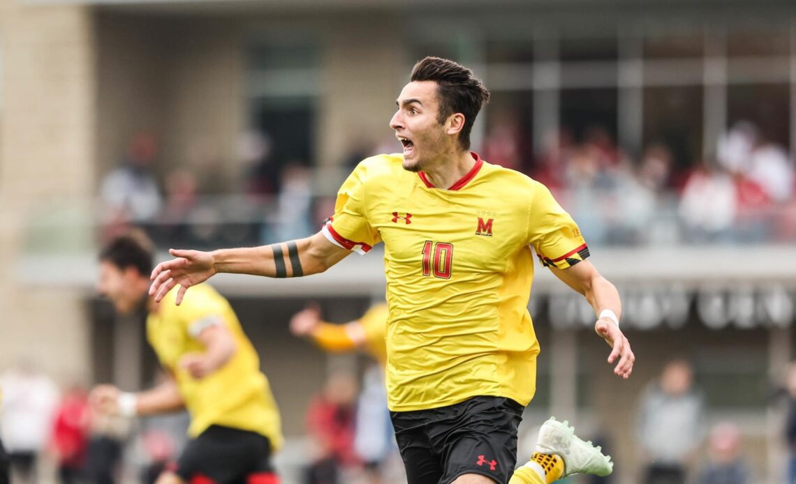 Maryland Sweeps Weekly Men's Soccer Awards