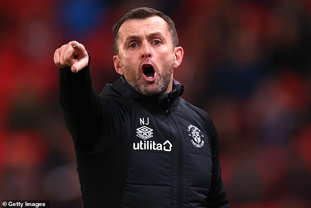 Nathan Jones finalising deal to be new Southampton boss and expected to watch tonight's cup tie