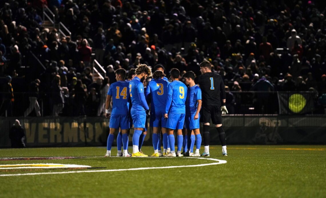 No. 19 UCLA Drops Sweet Sixteen Matchup at Vermont, 3-0