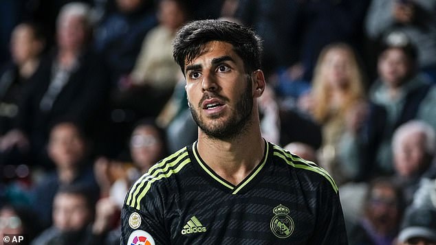 Marco Asensio is out of contract at Real Madrid next summer and could look to move on