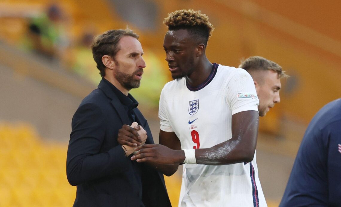 Gareth Southgate and Tammy Abraham