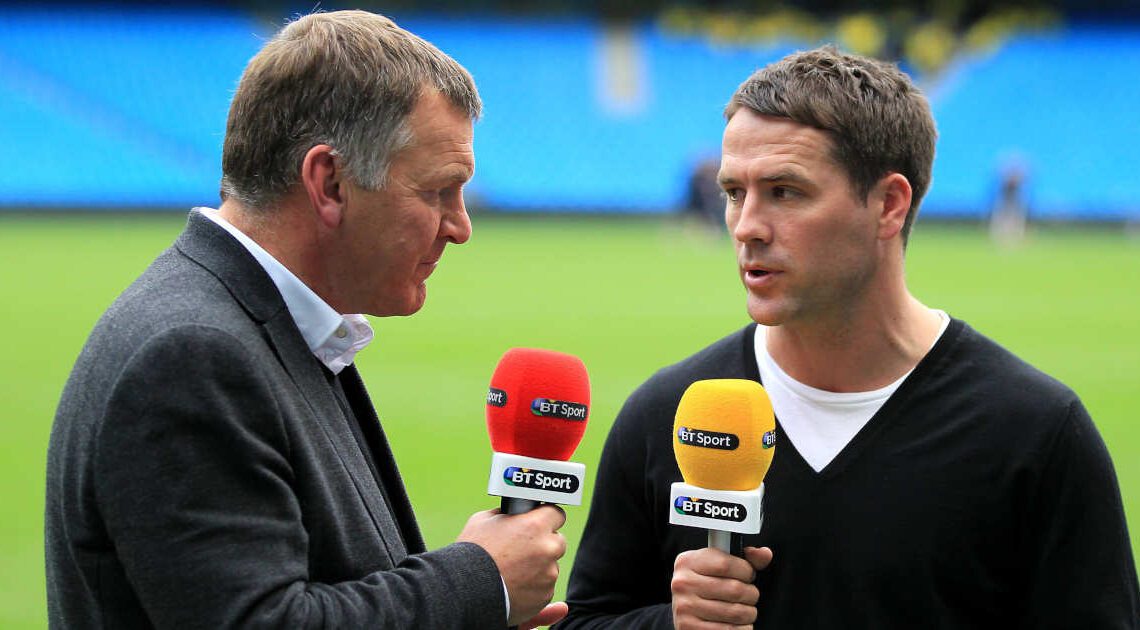 Clive Tyldesley and Michael Owen
