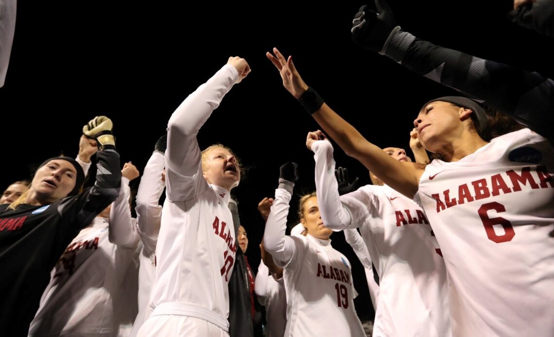 Top-seeded Alabama Soccer Defeats Portland 2-1 To Advance to Third Round of the NCAA Tournament