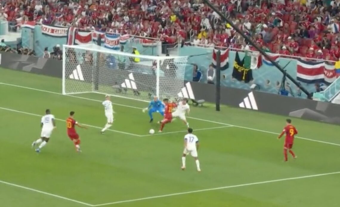 (Video) Gavi scores beautiful outside-of-boot volley vs Costa Rica