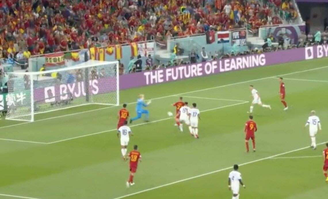 (Video) Jordi Alba and Asensio superbly combine to double Spain's lead vs Costa Rica
