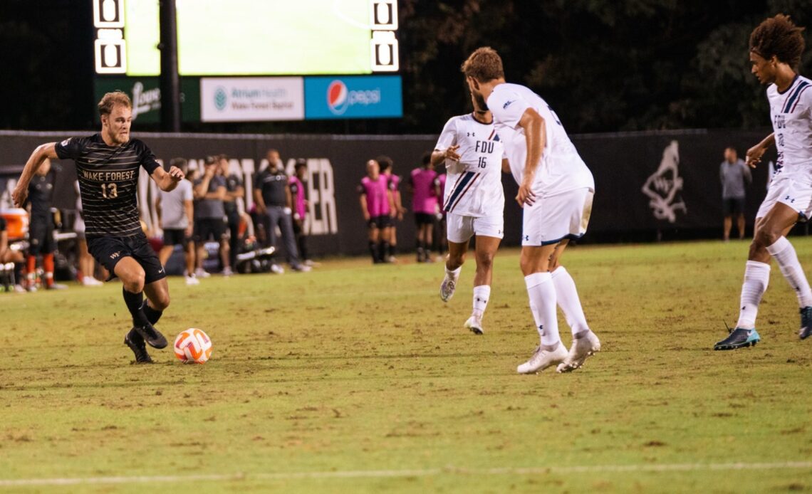 Wake Forest Opens ACC Tournament Play Hosting Virginia Tech at Spry Stadium