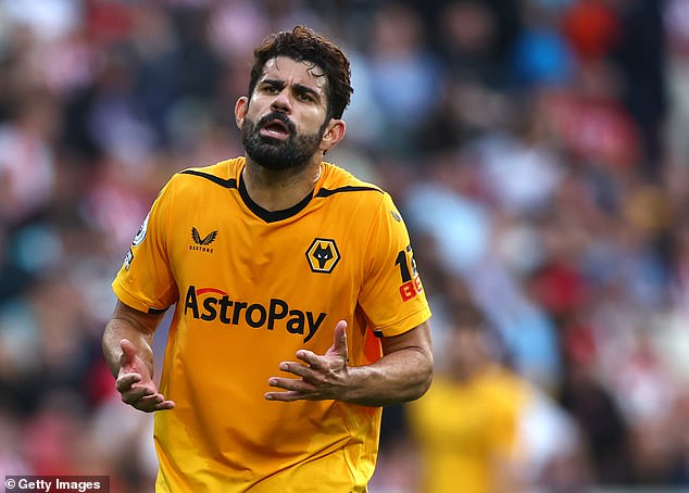Wolves have the worst attack in the Premier League, with Diego Costa (above) yet to find form