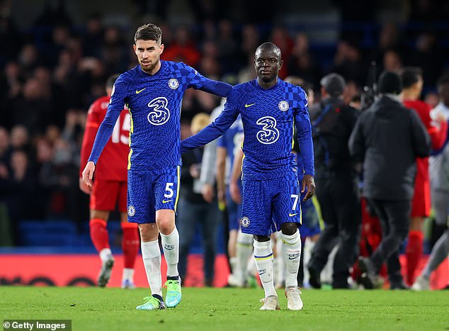 Barcelona may turn their attention to Kante's club team-mate Jorginho (left) in January