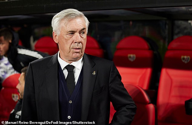 The Fernandez news will come as a huge blow to Real Madrid boss Carlo Ancelotti (pictured)