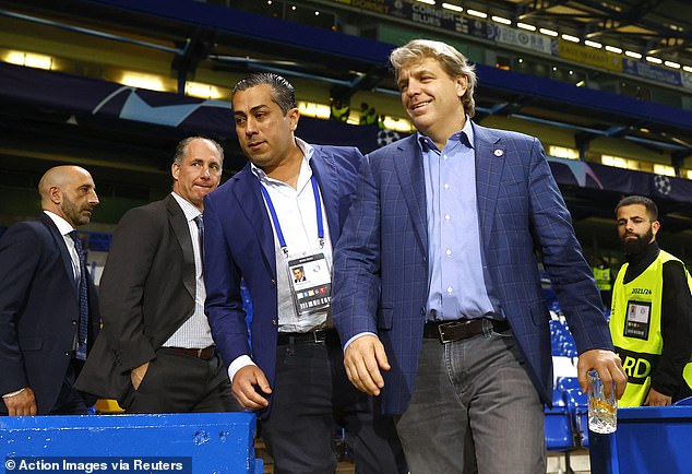 Chelsea owner Todd Boehly (right) has been keen to bring in a new technical director and saw approaches for Michael Edwards and Christoph Freund fail