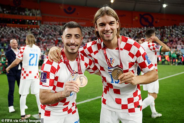 Juranovic, 27, impressed at the World Cup as his Croatia side secured a third-placed finish