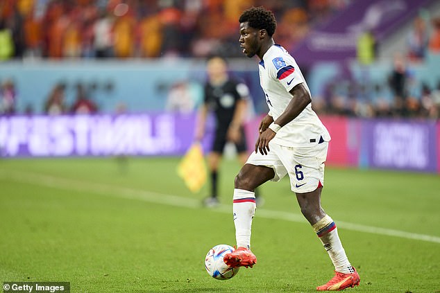 The 20-year-old U.S. international was a starter in all of his country's four games this winter