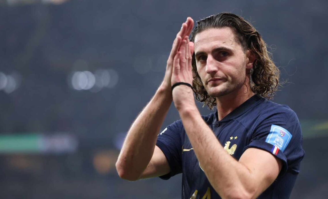 Reported Arsenal target Adrien Rabiot acknowledges the fans