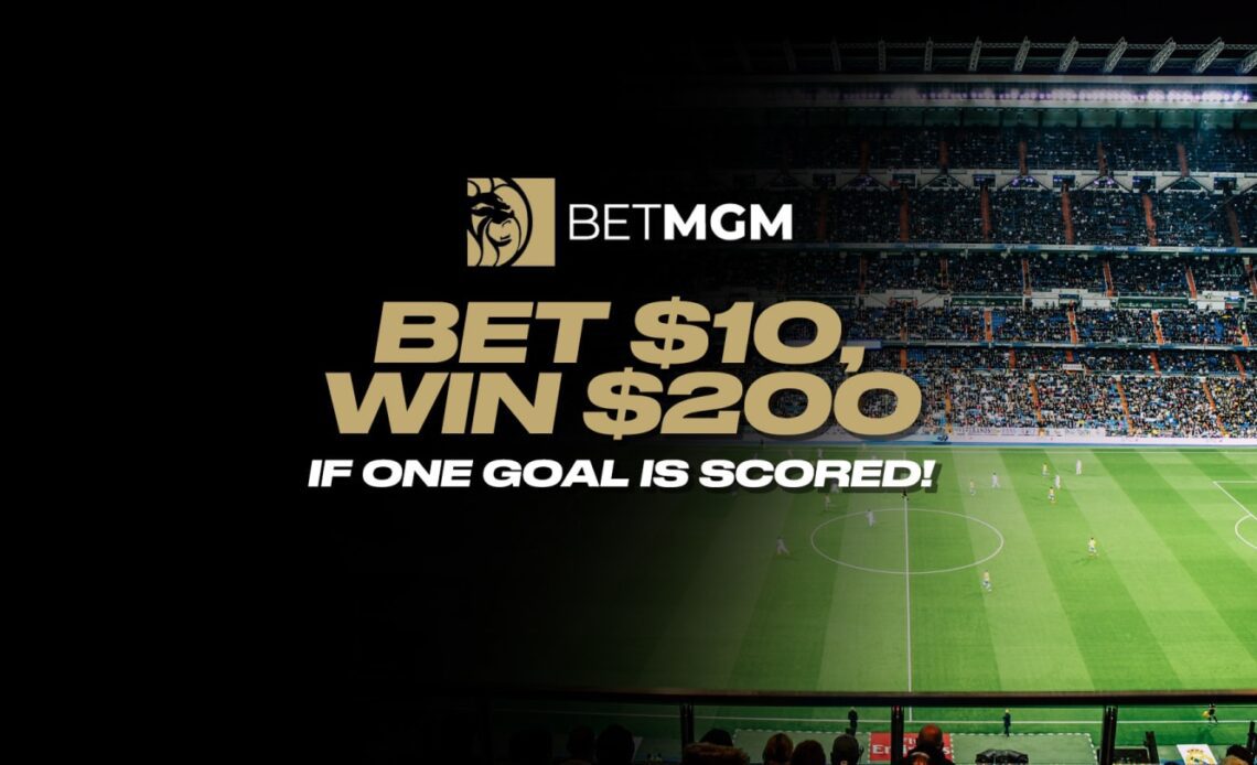 Bet $10, Win $200 if ONE Goal is Scored in ANY Game Today