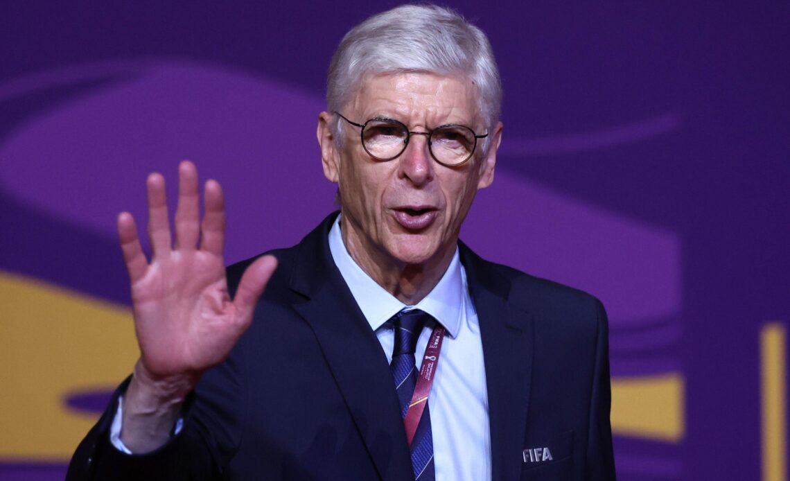 Arsene Wenger at the 2022 World Cup draw