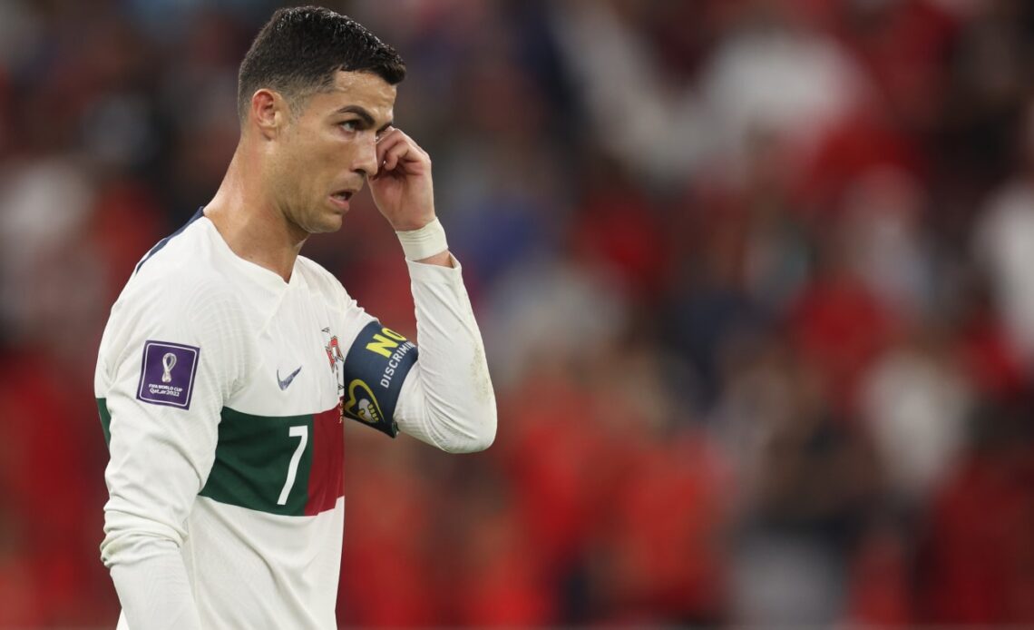 Cristiano Ronaldo in tears after Portugal eliminated from World Cup