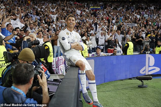 Cristiano Ronaldo trains at former club Real Madrid for a second day in a row