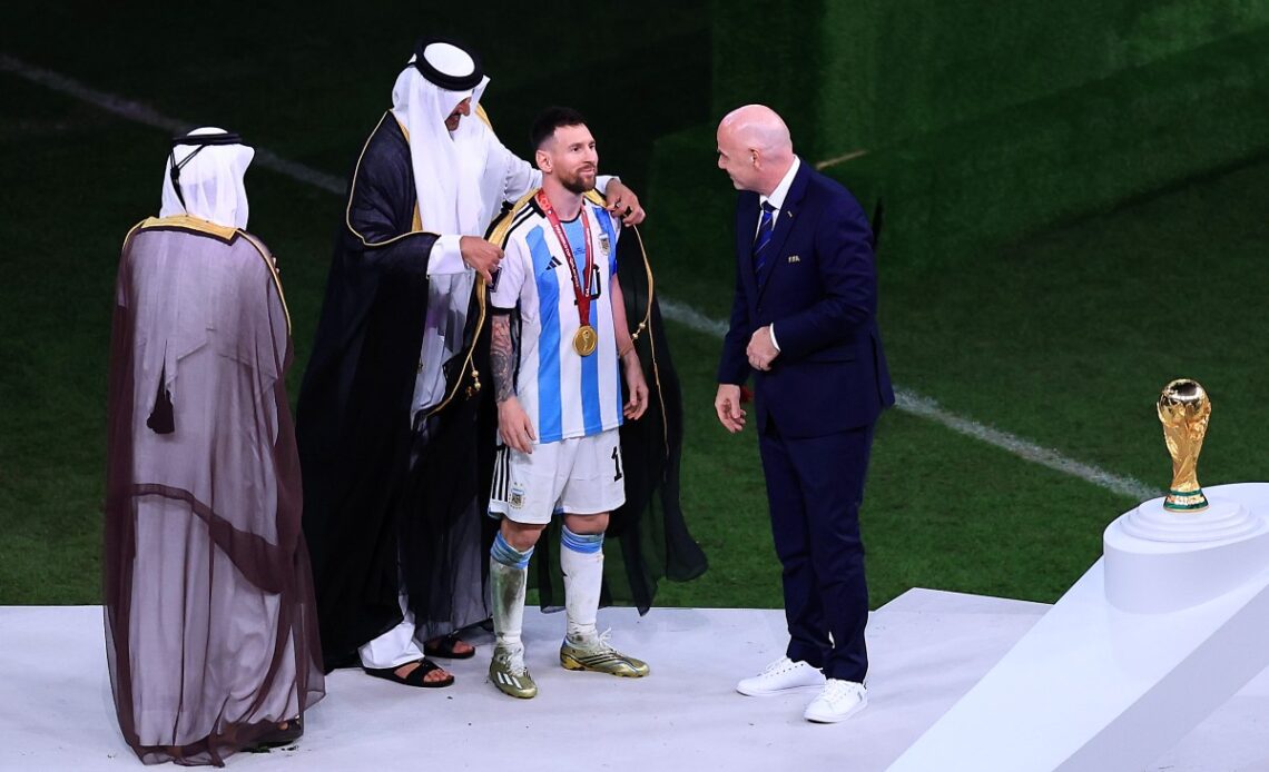 FIFA broke their own rules during Lionel Messi's World Cup presentation
