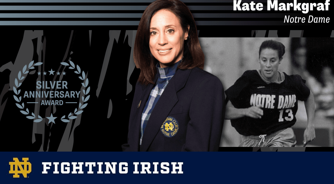 Kate Markgraf Earns 2023 NCAA Silver Anniversary Award – Notre Dame Fighting Irish – Official Athletics Website
