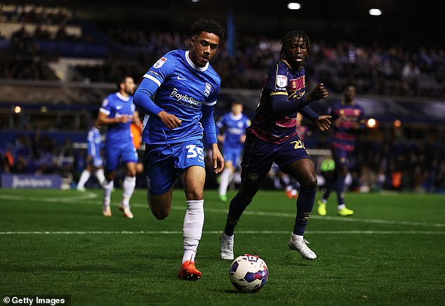 Liverpool and Everton have joined the list of clubs monitoring Birmingham's George Hall (left)