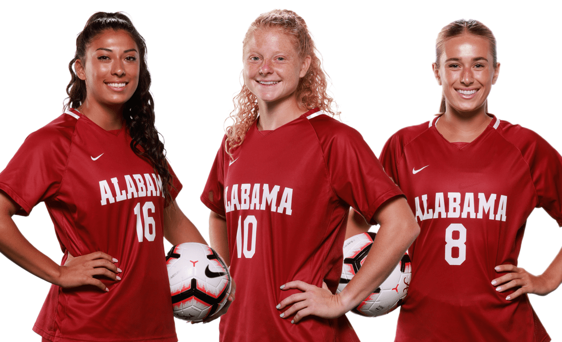 Reyes, Parker, Knox Earn Alabama Soccer’s First All-America Honors