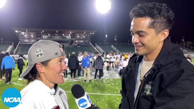 UCLA's Margueritte Aozasa on winning championship in first year as head coach