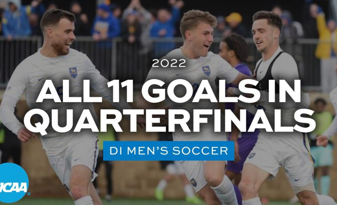 Watch all 11 goals from the quarterfinals of the 2022 men's soccer tournament