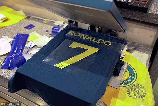 Ronaldo will wear his trademark No 7 jersey following his £175m-a-year move to Al-Nassr