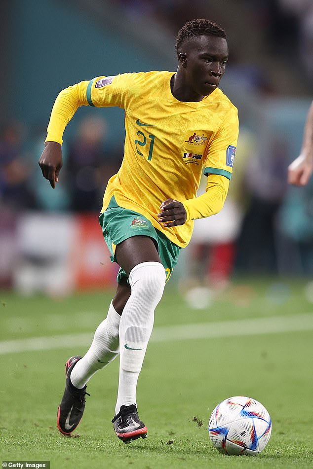 It has emerged that Garang Kuol WILL nab a UK work permit - something that he was not expected to get due to his inexperience...but cameos at the World Cup with the Socceroos appear to have made a huge difference